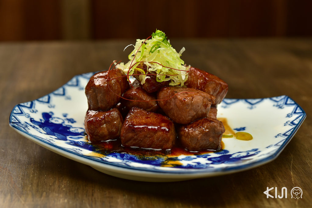 Beef Steak (250 บาท) เมนูของร้าน Katsuo Izakaya
