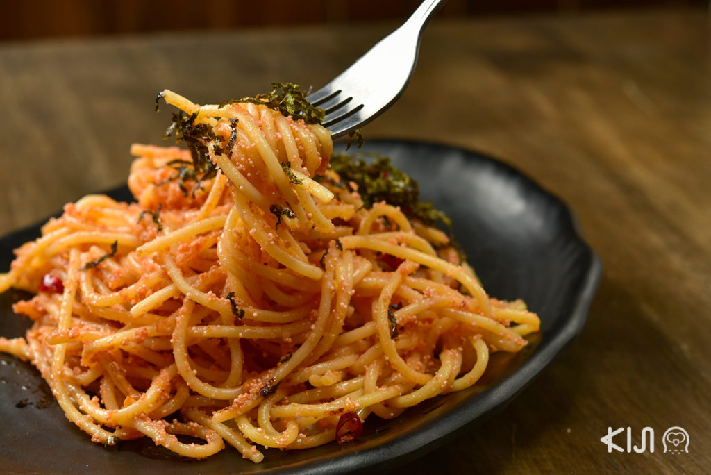 Spaghetti Mentaiko (235 บาท) เมนูของร้าน Katsuo Izakaya