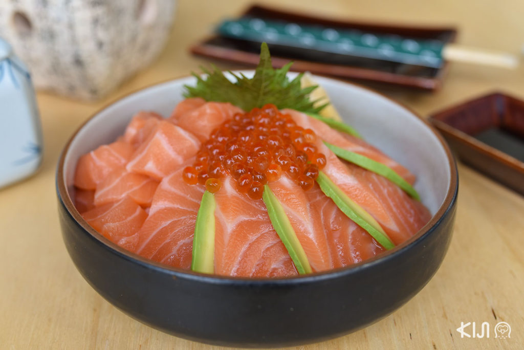 เมนูของร้าน Teien Sushi - Salmon Ikura Don