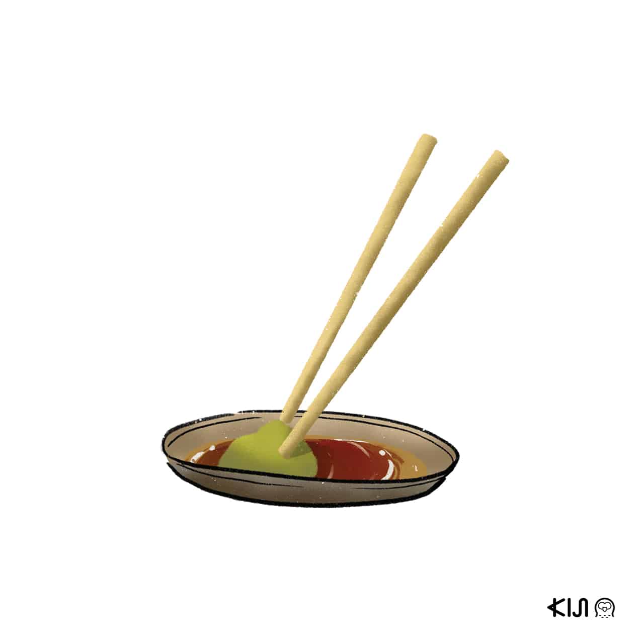 คนญี่ปุ่นไม่ละลายวาซาบิใส่โชยุ sushi kiji