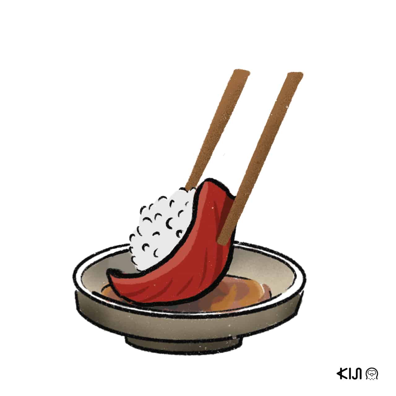 sushi kiji - ควรจิ้มโชยุยังไง