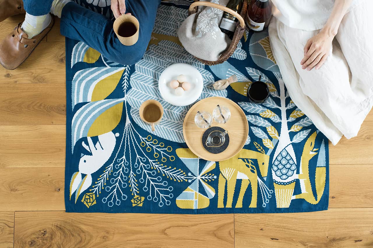 ผ้าที่ออกแบบโดย ฟุคุดะ โทชิยูกิ แบรนด์ TENP