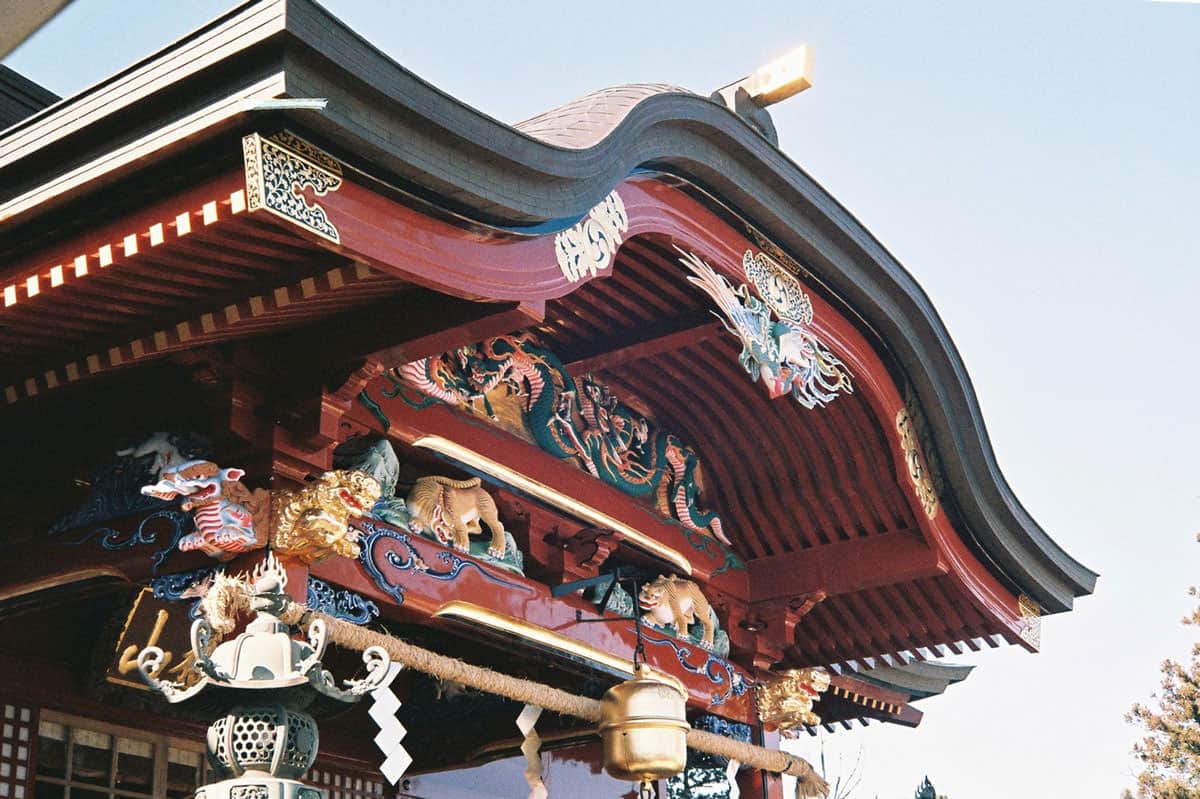 การตกแต่งของศาลเจ้ามุซะชิมิตาเกะ