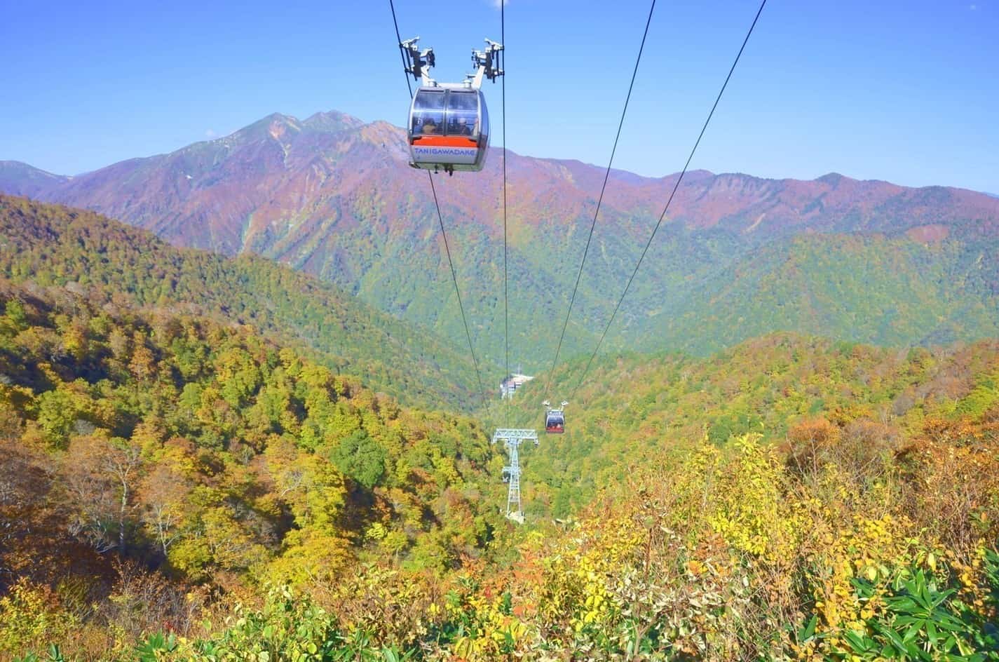 กระเช้าที่ภูเขาทานิงาวะดาเคะ