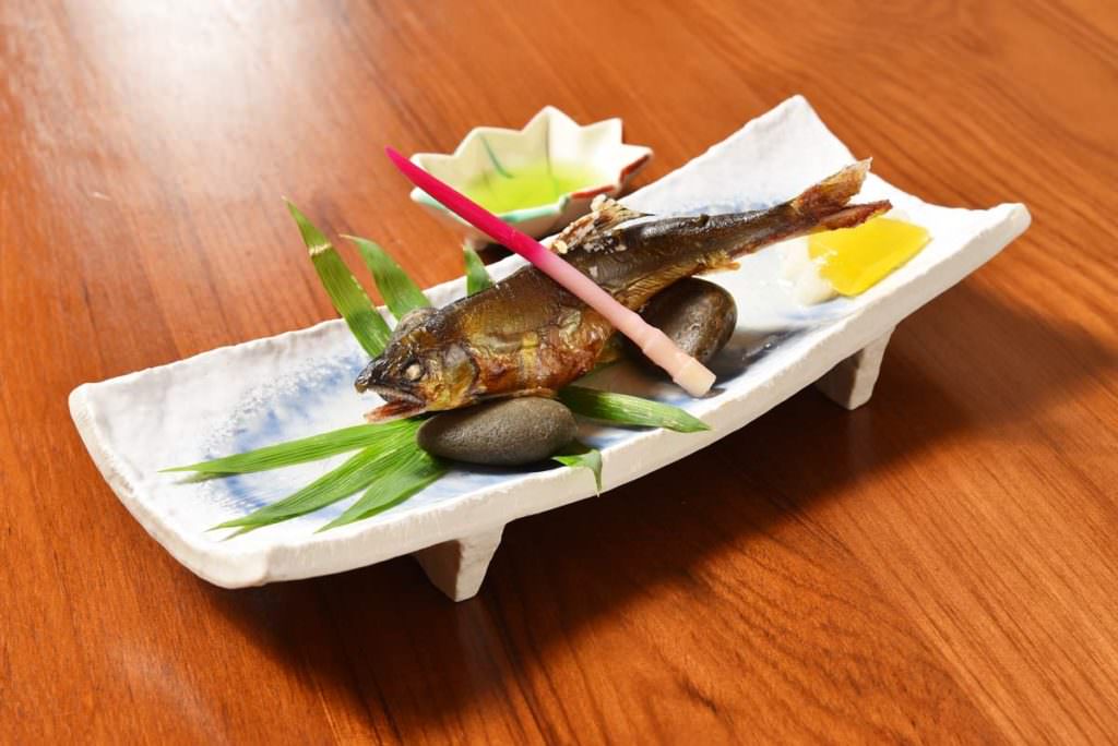 ปลาอะยุ (Ayu) ที่ร้าน Tensui