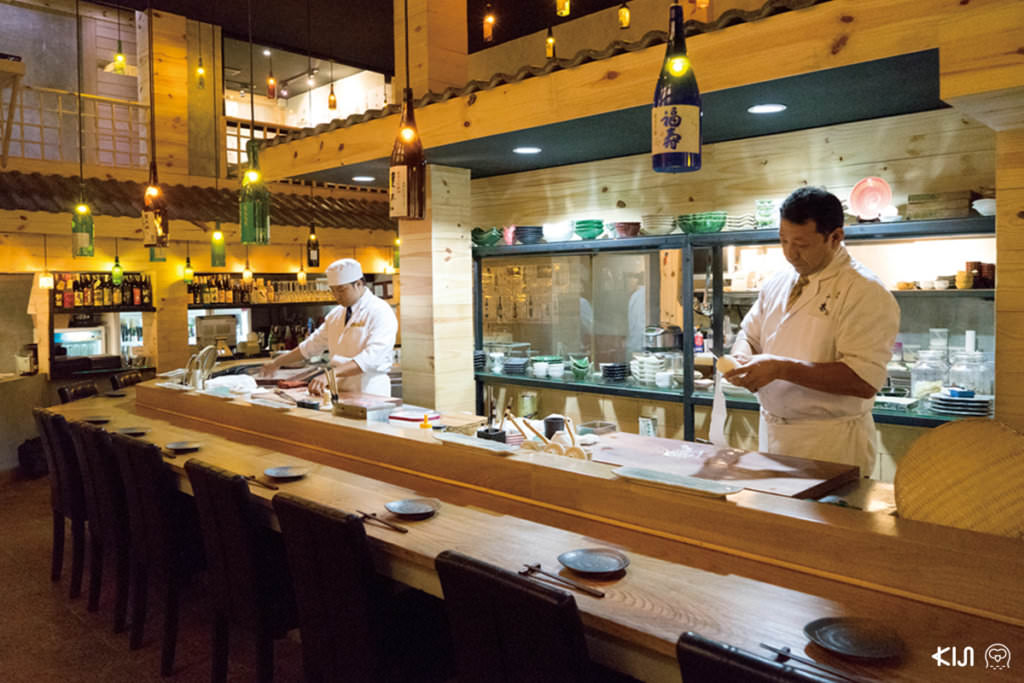 บรรยากาศภายในร้าน Sushi Juban