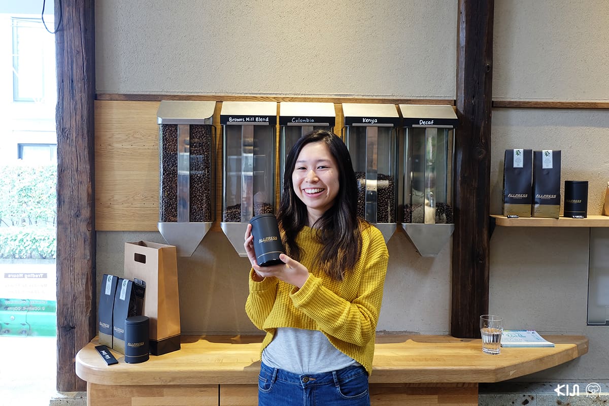 เมล็ดกาแฟสายพันธ์ุต่างๆ ที่ทางร้าน ALLPRESS ESPRESSO คั่วเอง