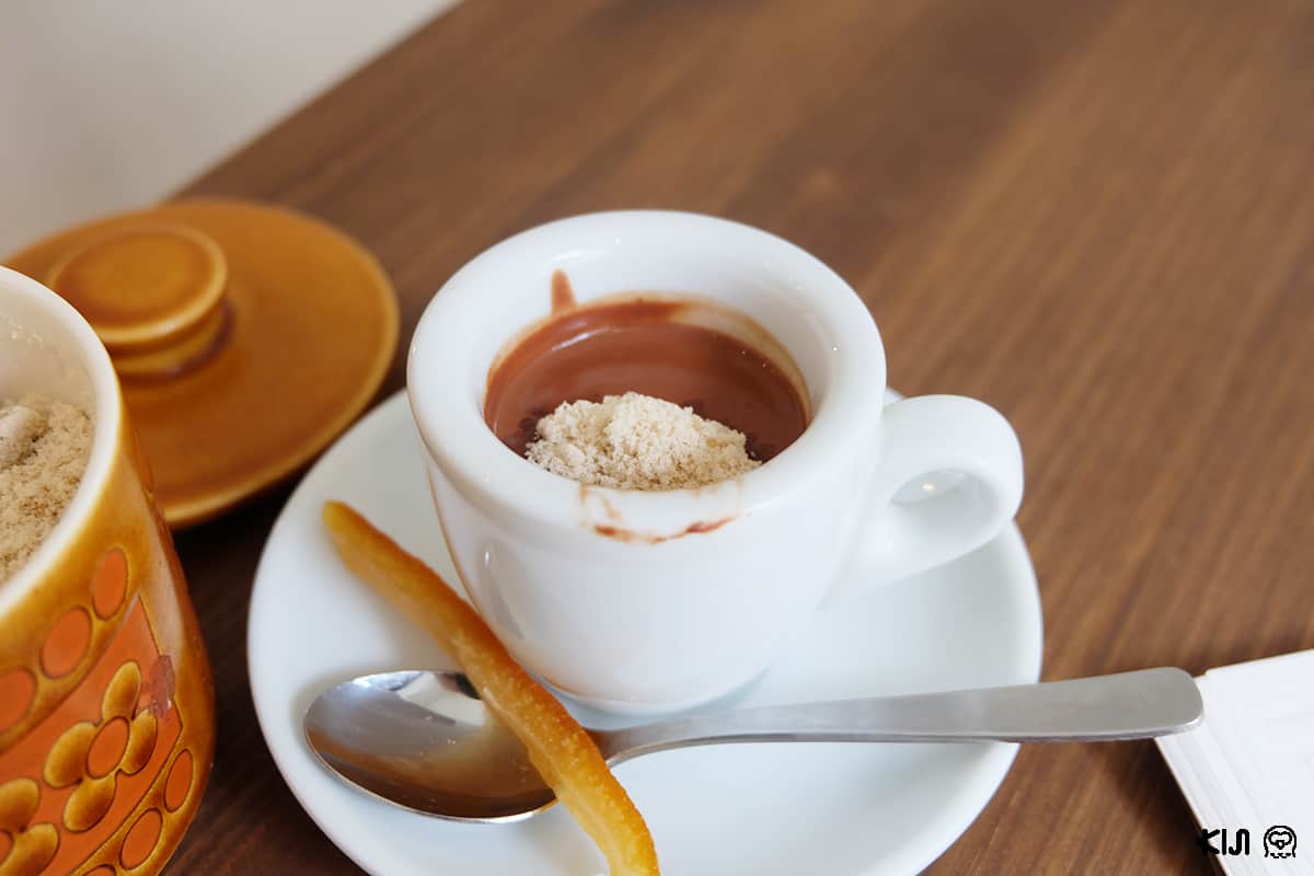 cocoa espresso ของร้าน ARTICHOKE CHOCOLATE สาขาคิโยสุมิชิราคาวะ