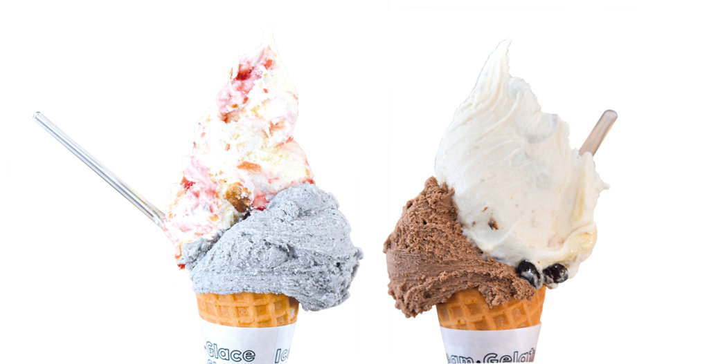 ไอศกรีมเจลาโตรสชาติเข้มข้น หวานมัน ซึ่งทำจากนมสดของฮอกไกโด