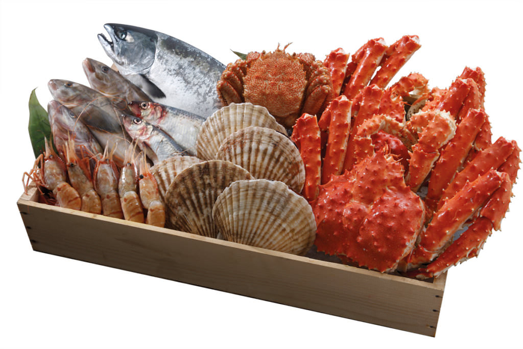 อาหารทะเลสดๆของจังหวัดฮอกไกโด