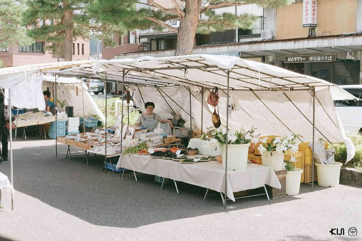 ตลาดเช้าจินยะมาเอะ ตลาดเช้า Takayama