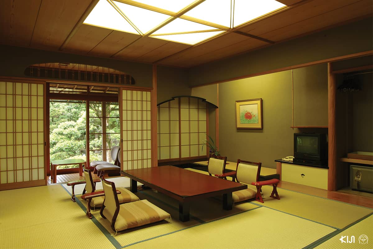 บรรยากาศภายในที่พัก Nishimuraya