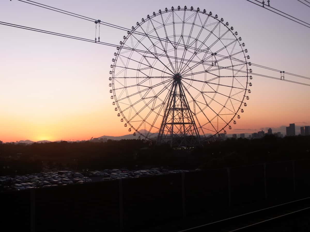 Kasai Rinkai Koen ในยามเย็น