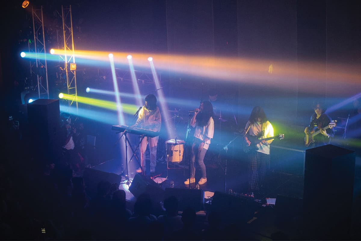 ภาพบรรยากาศการแสดงของวง Jelly Rocket