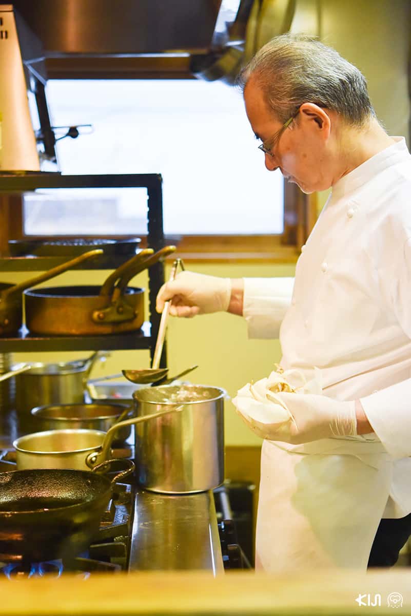 เชฟของร้าน Le Jardin Potager