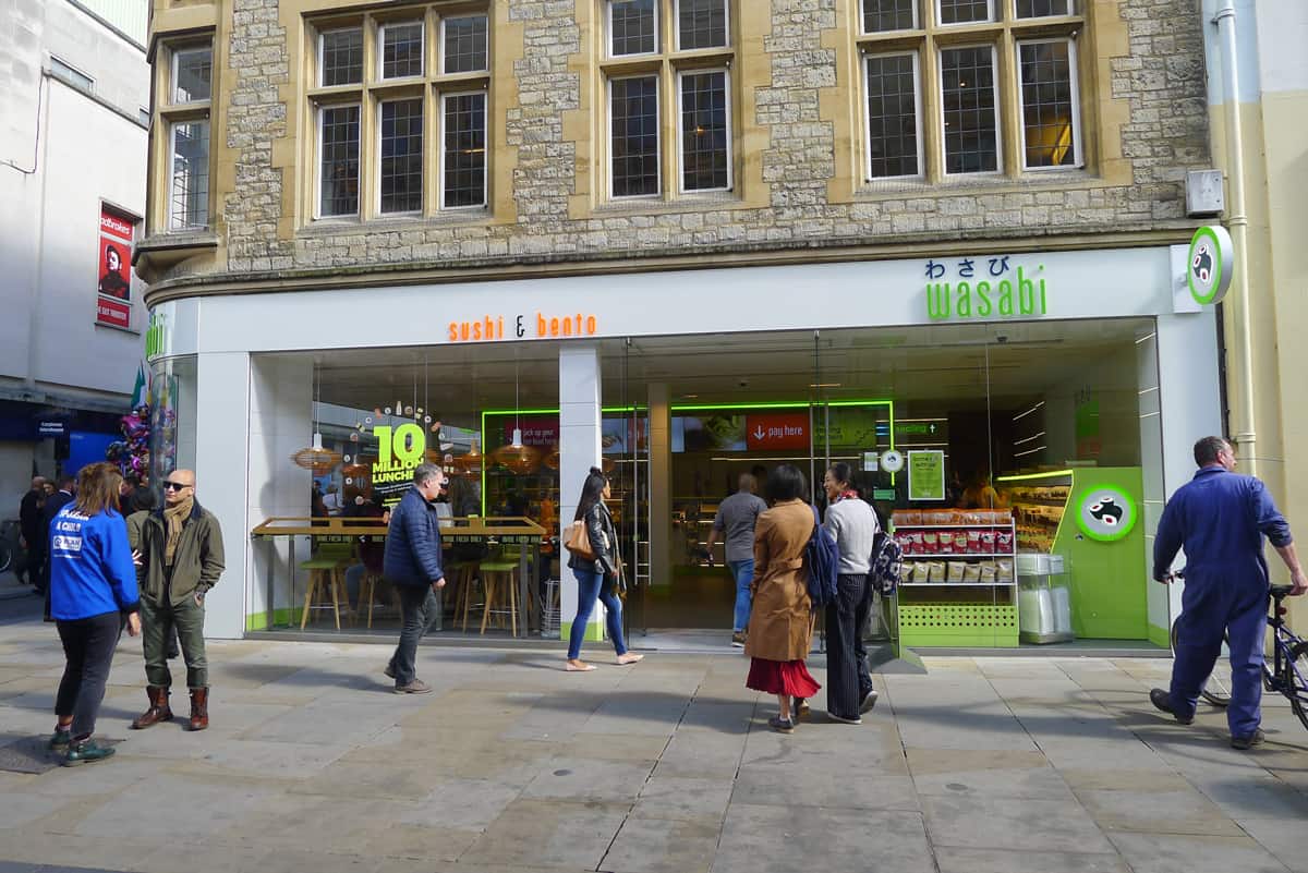 หน้าร้าน Wasabi Sushi & Bento