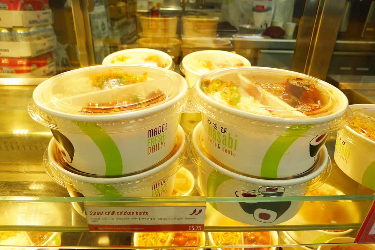 ข้าวกล่องเบ็นโตะ จากร้าน Wasabi Sushi & Bento