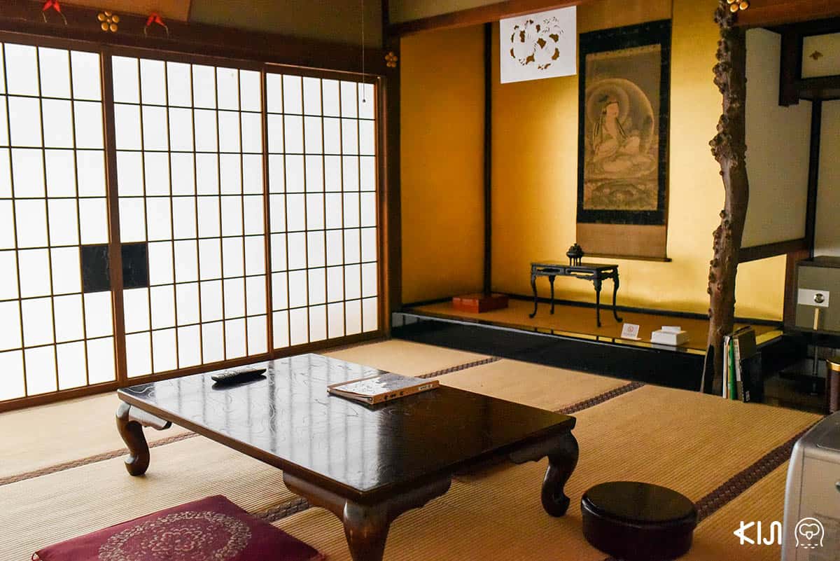 ที่พักภายในวัดไซเซ็นอิง (Saizen-in Temple)