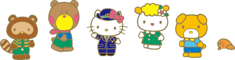 ็Hello Kitty and friends