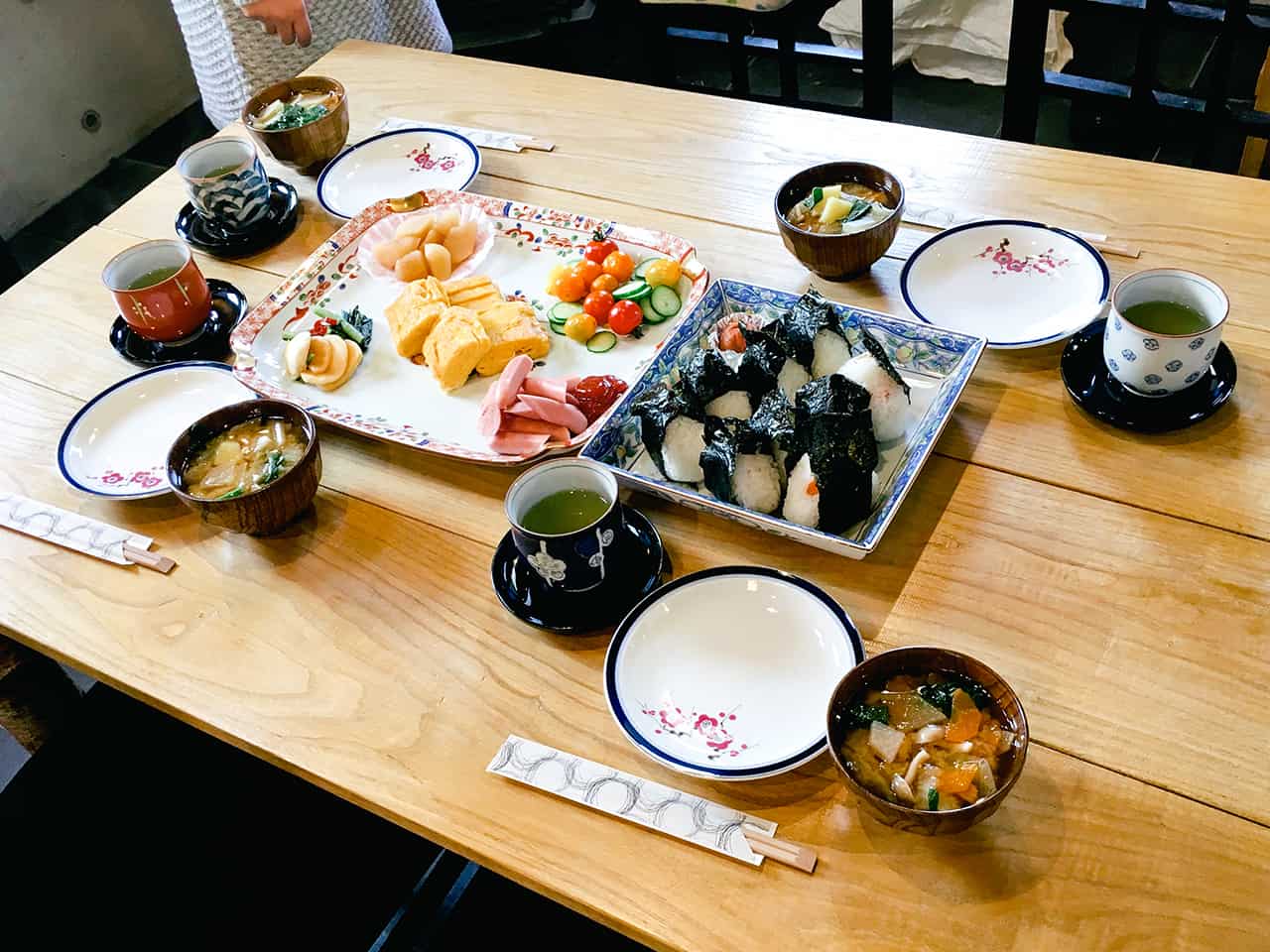 อาหารภายในฟาร์มสเตย์ Farmstay Yui