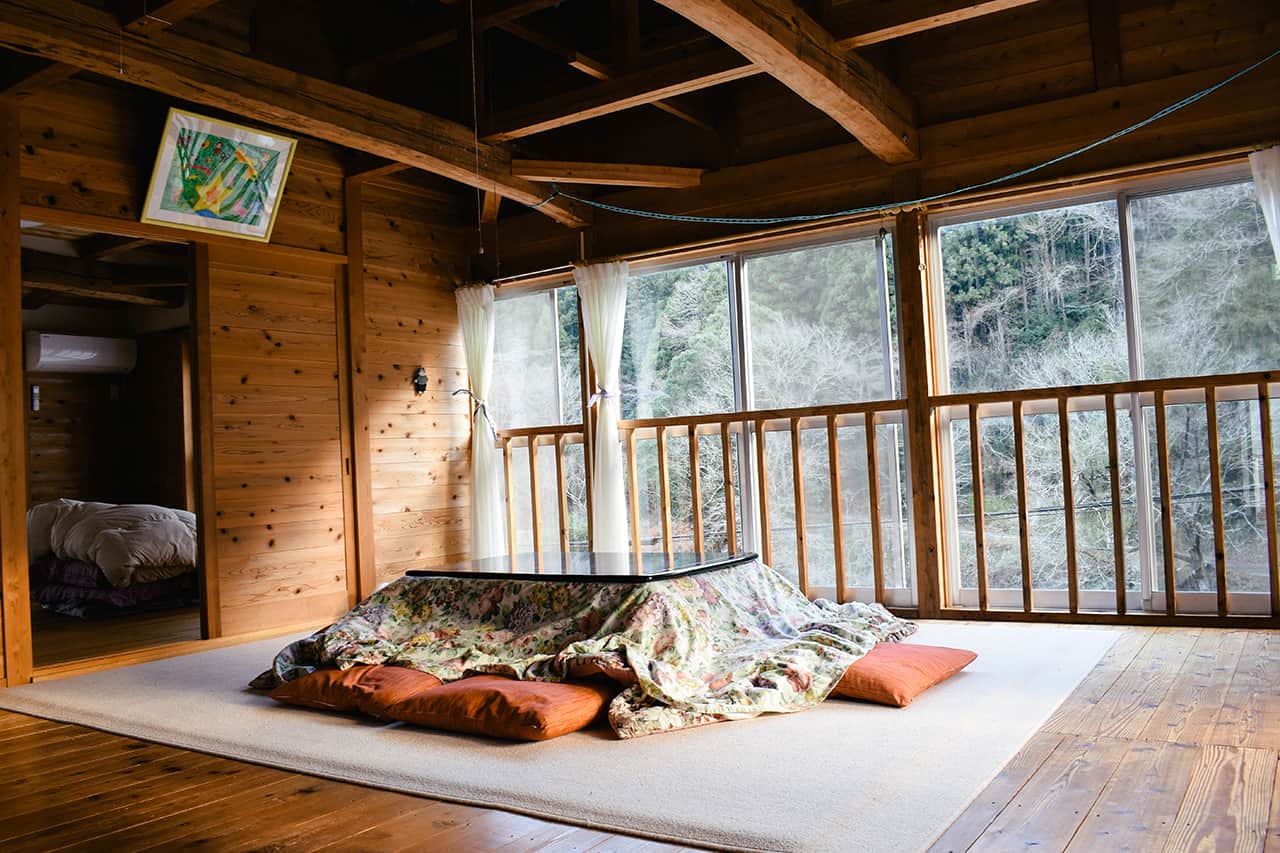 บรรยากาศภายในห้องพัก Satoyama Minshuku Maru