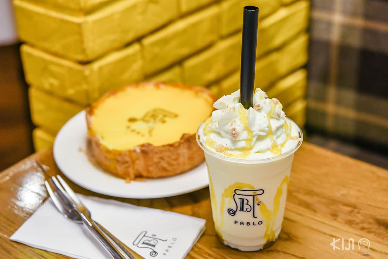 ขนมและเครื่องดื่มจากร้าน Pablo