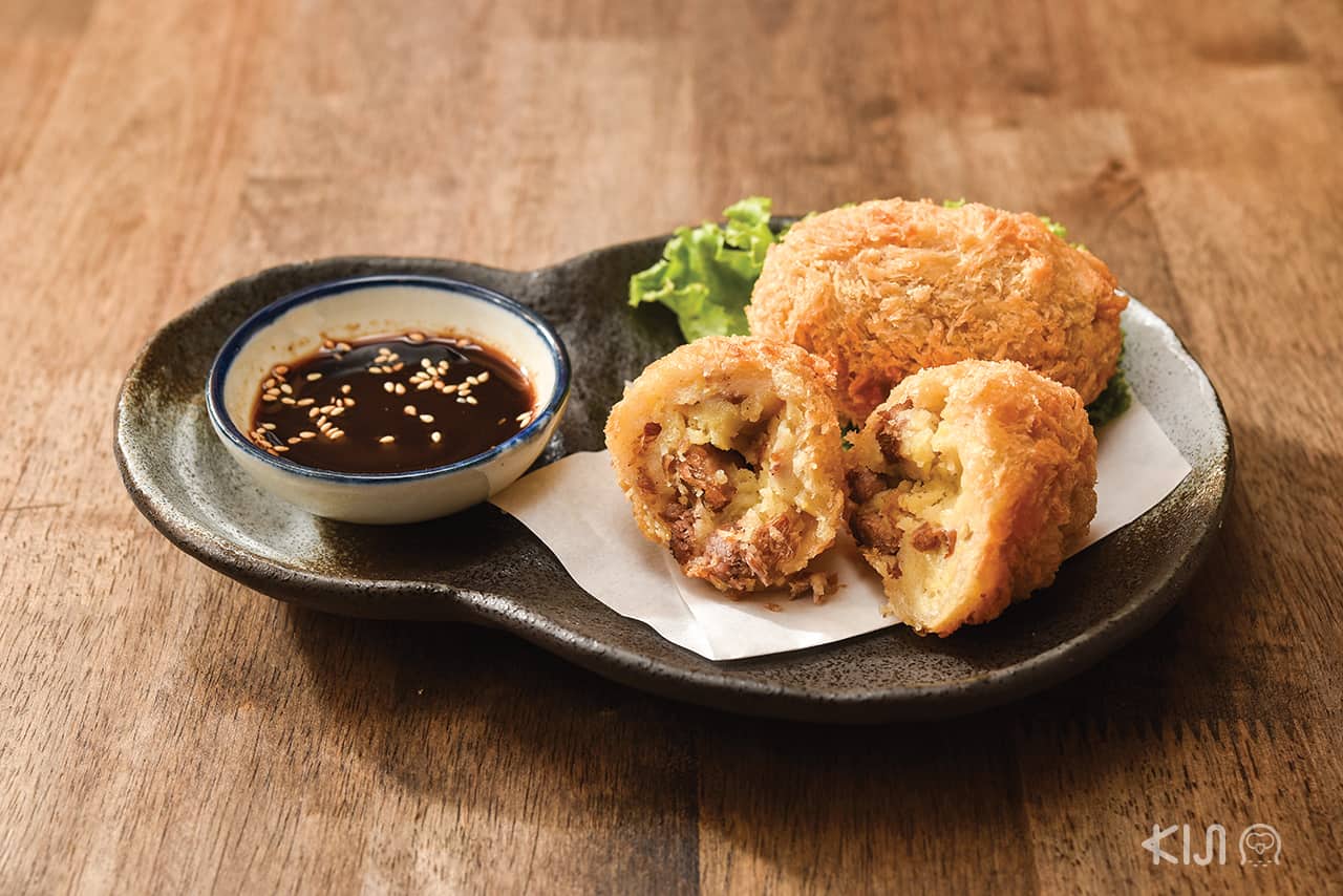 อาหารภายในร้าน Hitachino