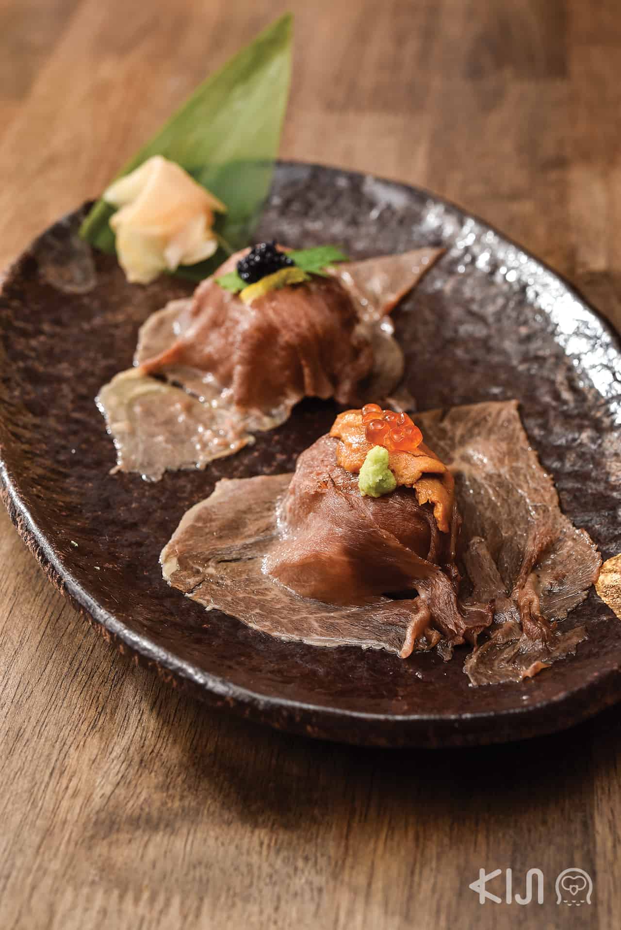 อาหารภายในร้าน Hitachino