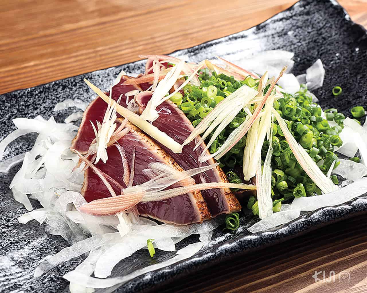 อาหารภายในร้าน Hachikin