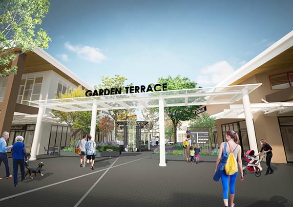 การ์เดน เทอร์เรซ คาเฟ่ โซนพื้นที่พักผ่อนของ MITSUI OUTLET PARK KISARAZU