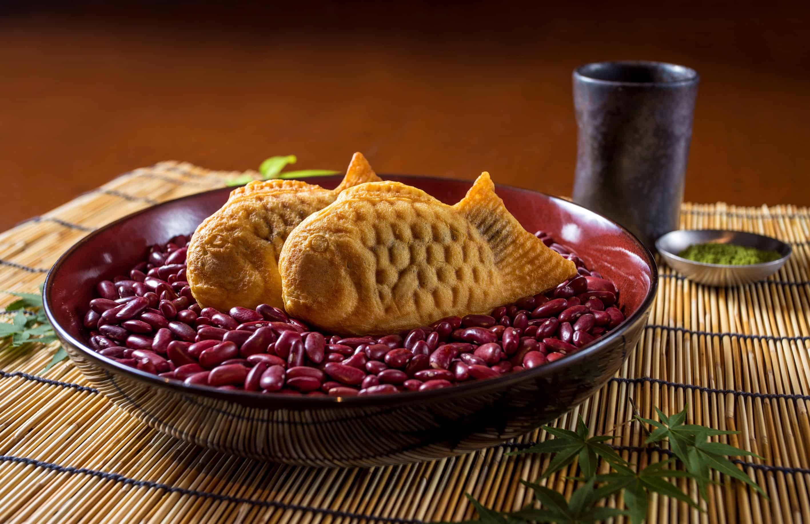 ไทยากิ (ขนมรูปปลาญี่ปุ่น) จาก โกจิ คิทเช่น + บาร์ (Goji Kitchen + Bar) 