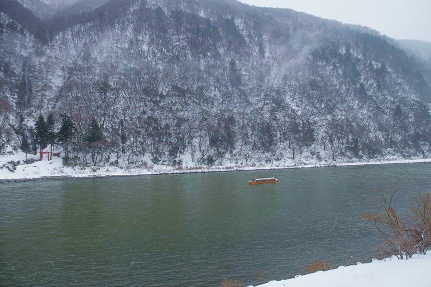 เส้นทาง ล่องเรือชมวิวญี่ปุ่น : แม่น้ำโมกามิ (Mogami River) ยามากาตะ (Yamagata)