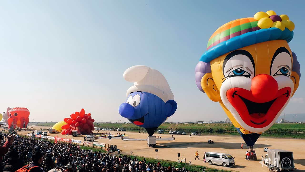Saga International Balloon Fiesta งานเทศกาลบอลลูนนานาชาติของจังหวัดซากะ