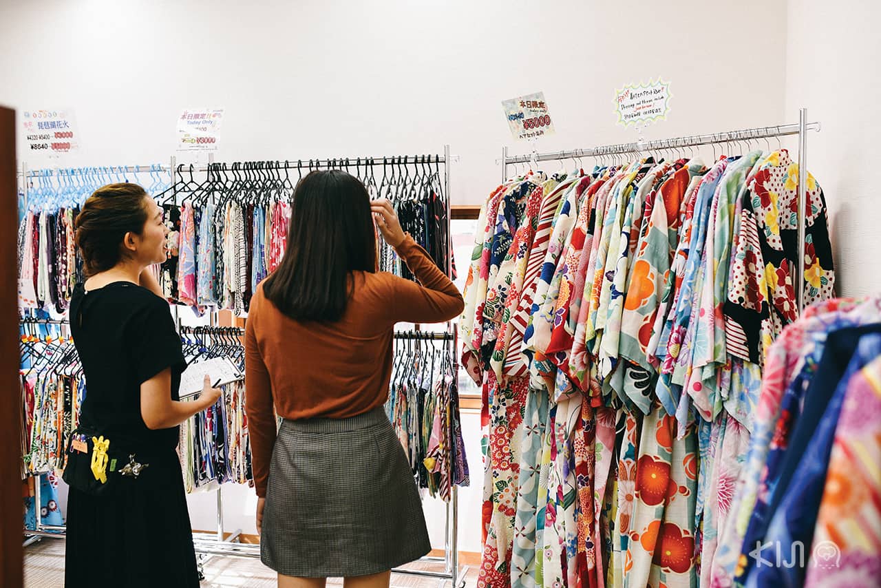 Yume Kyoto ร้านเช่ายูกาตะและกิโมโนในย่านอาราชิยาม่า (Arashiyama)