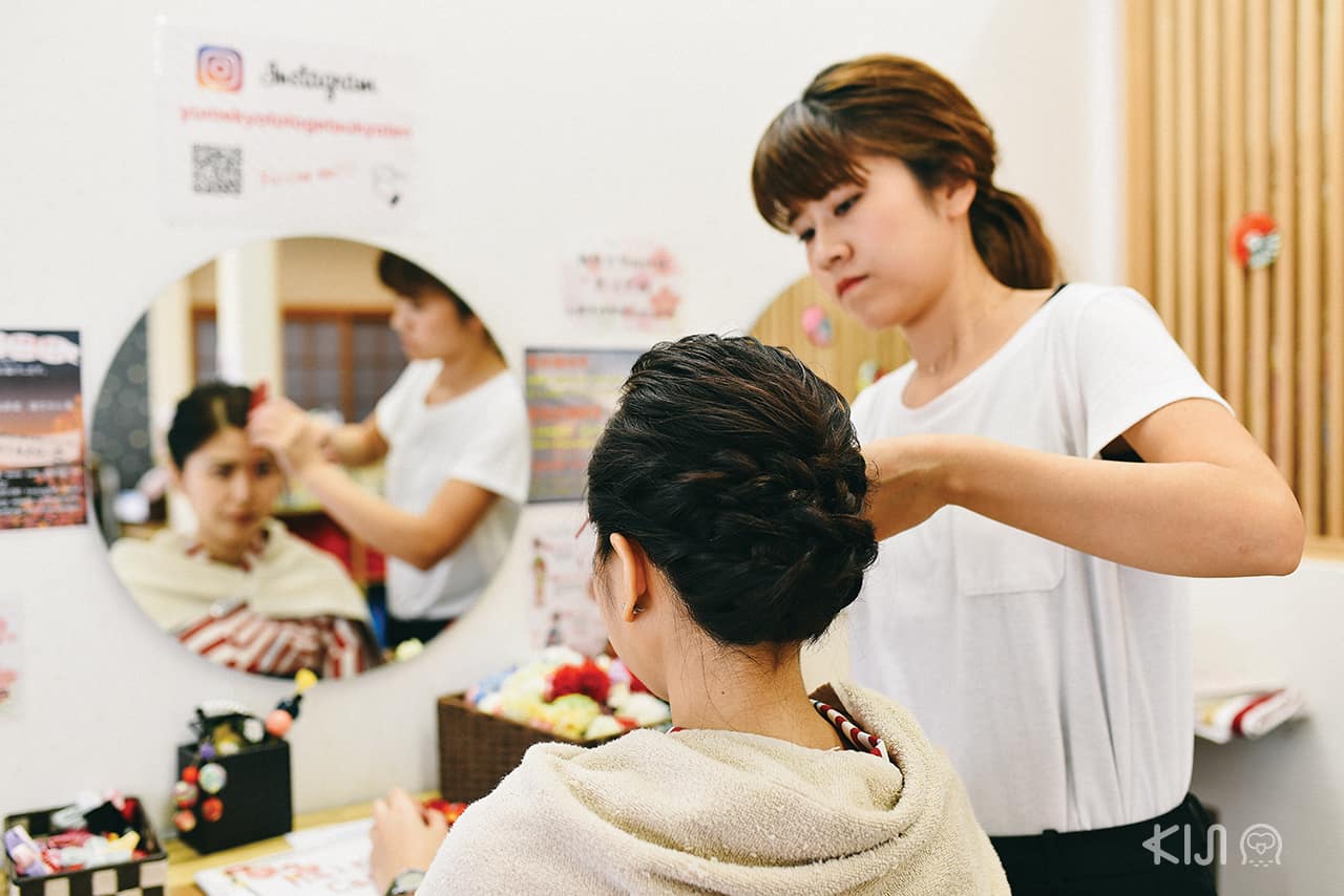 Yume Kyoto ร้านเช่ายูกาตะและกิโมโนในย่านอาราชิยาม่า (Arashiyama)