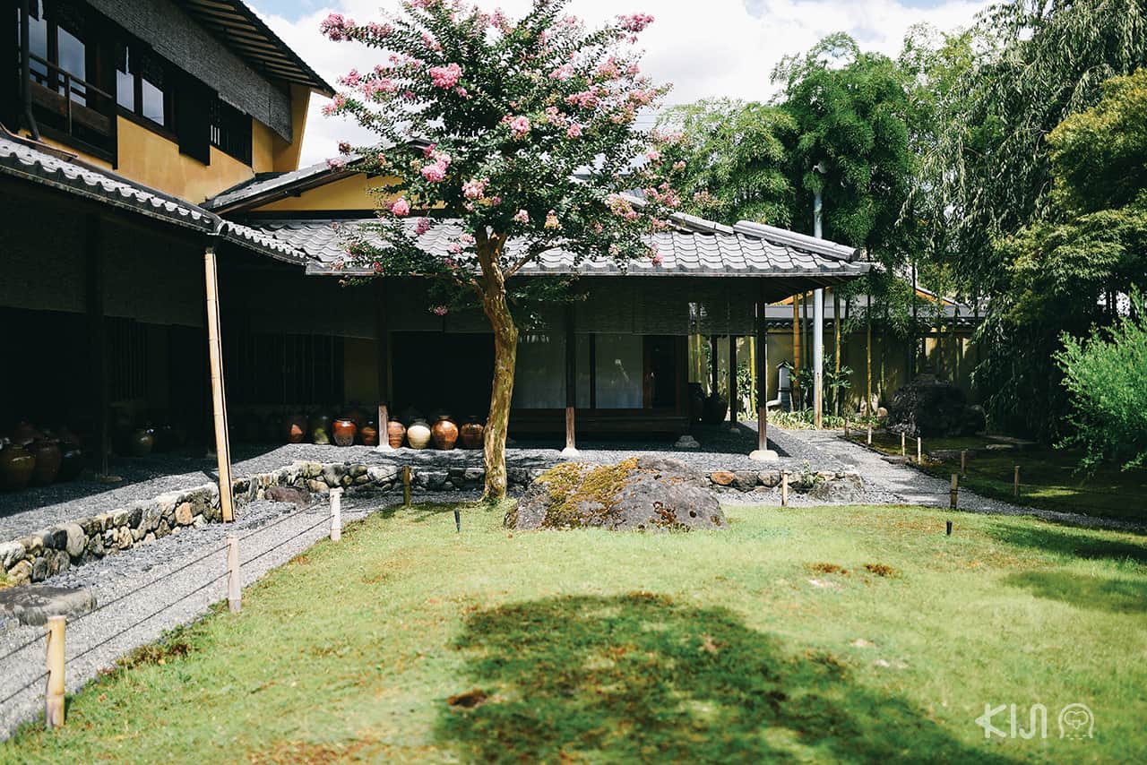 บรรยากาศด้านในร้าน Yudofu Sagano ย่านอาราชิยาม่า (Arashiyama) 