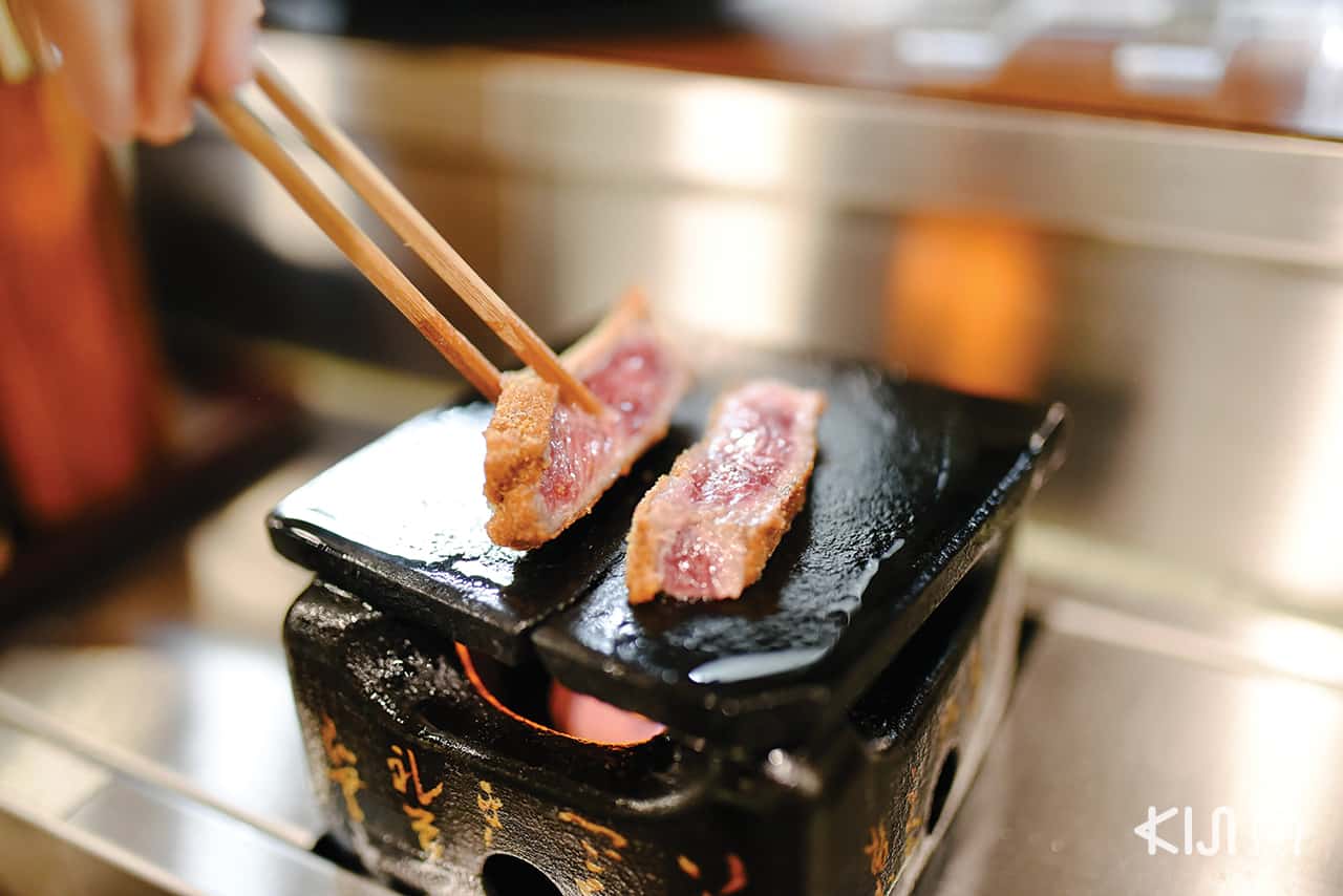 Gyukatsu ร้าน "Motomura" ในย่าน Namba