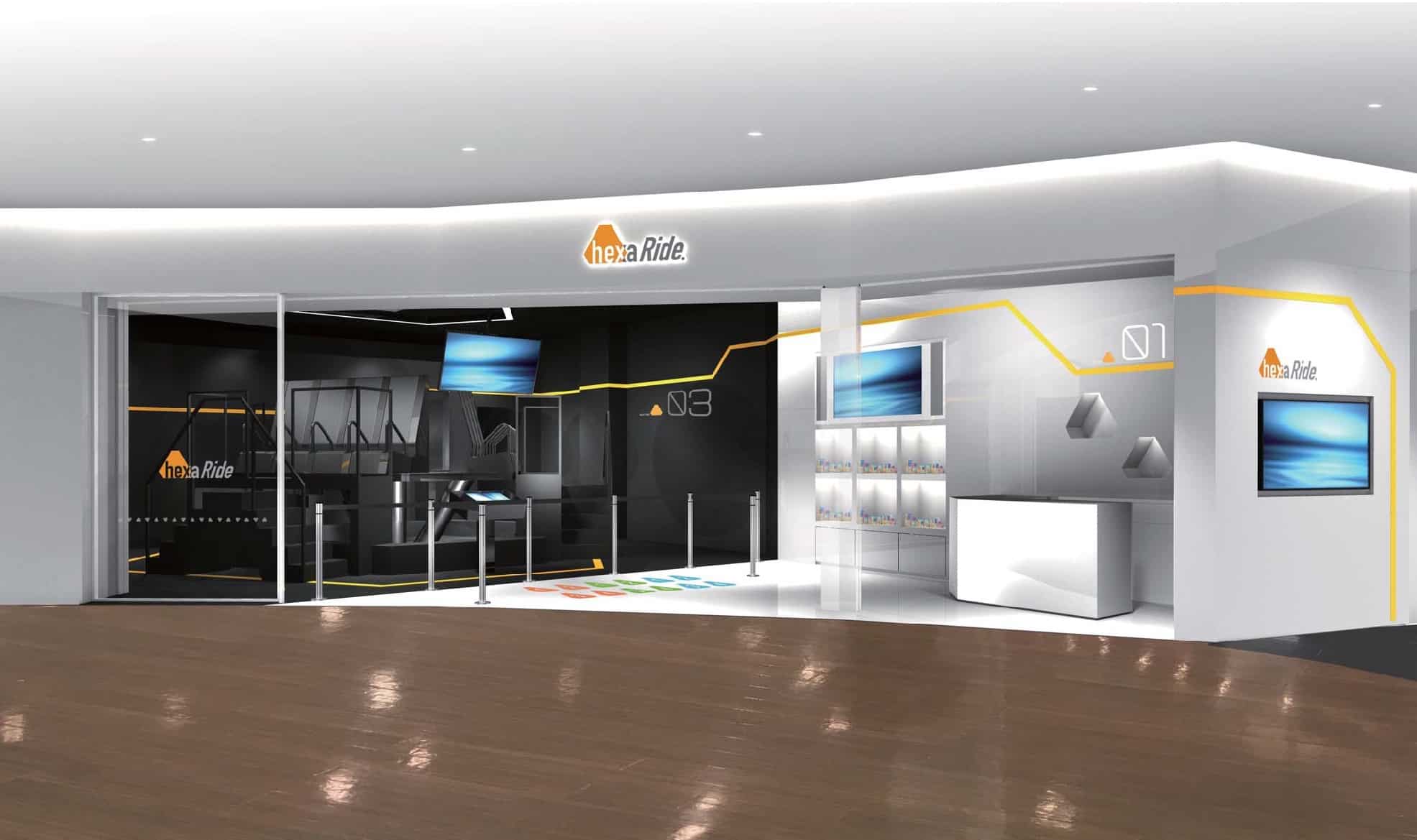 hexaRide VR สวนสนุกระบบเทคโนโลยีล้ำสมัยที่แรกของญี่ปุ่น