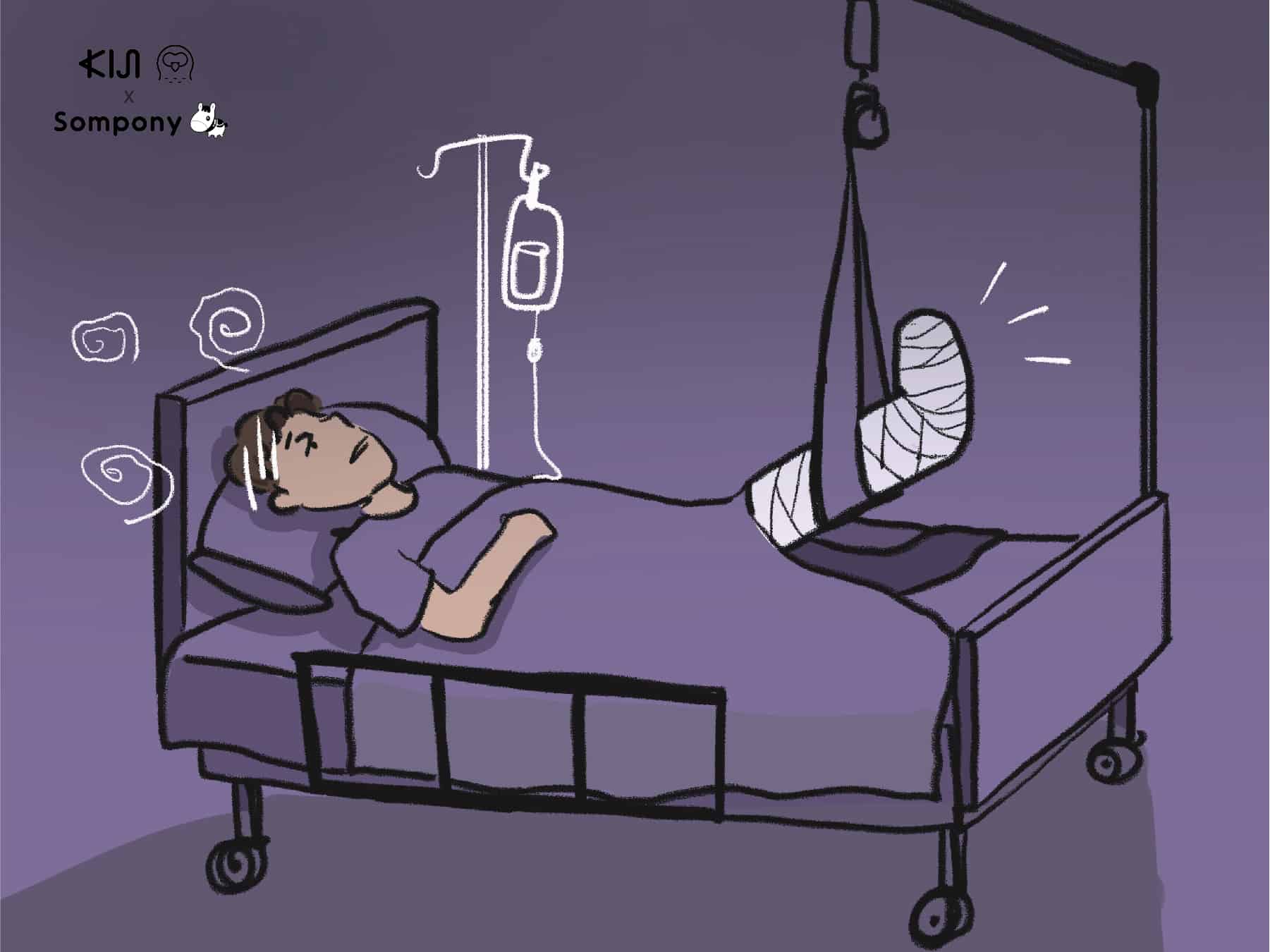 ซมโปะ (Sompo) : เกิดอุบัติเหตุระหว่างเที่ยว