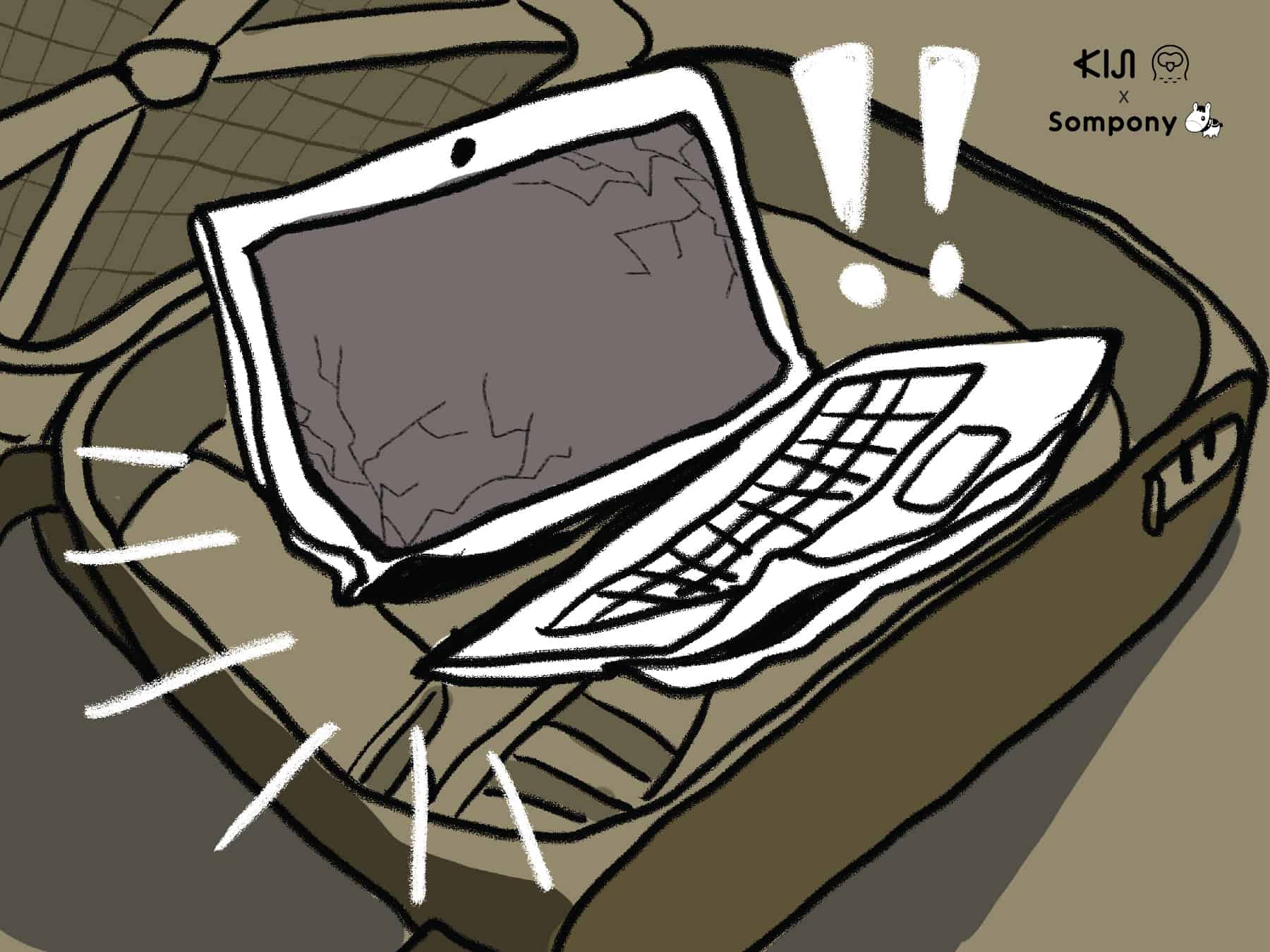 ซมโปะ (Sompo) : คอมพิวเตอร์พัง