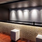 ล็อบบี้ภายในโรงแรมพรีเมียมแคปซูลญี่ปุ่น