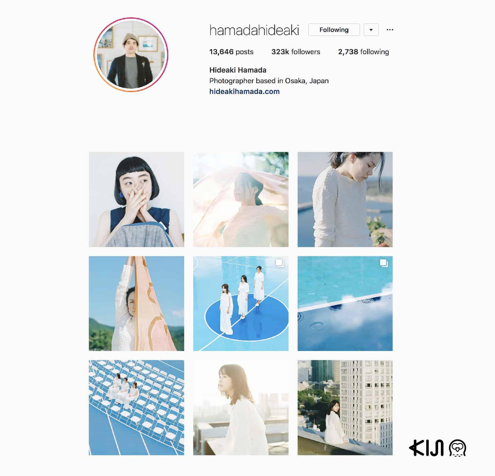 อินสตาแกรมช่างภาพชาวญี่ปุ่น : @hamadahideaki