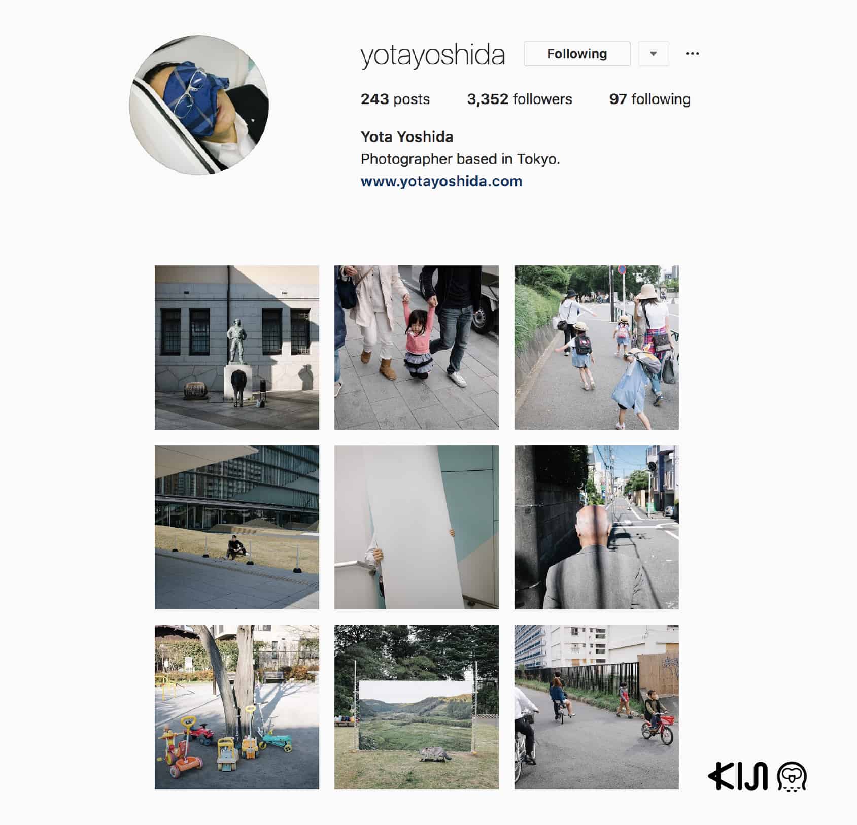 อินสตาแกรมช่างภาพชาวญี่ปุ่น : @yotayoshida