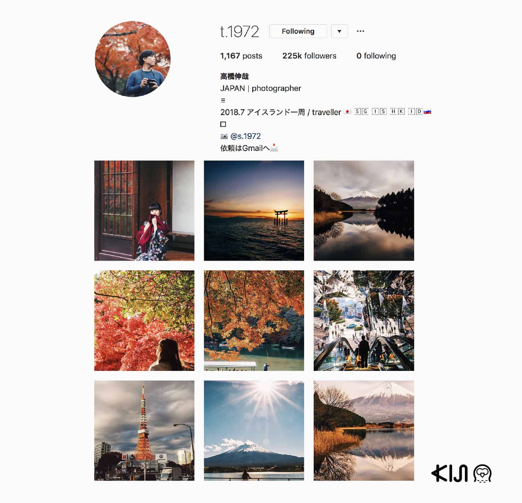 อินสตาแกรมช่างภาพชาวญี่ปุ่น : @t.1972