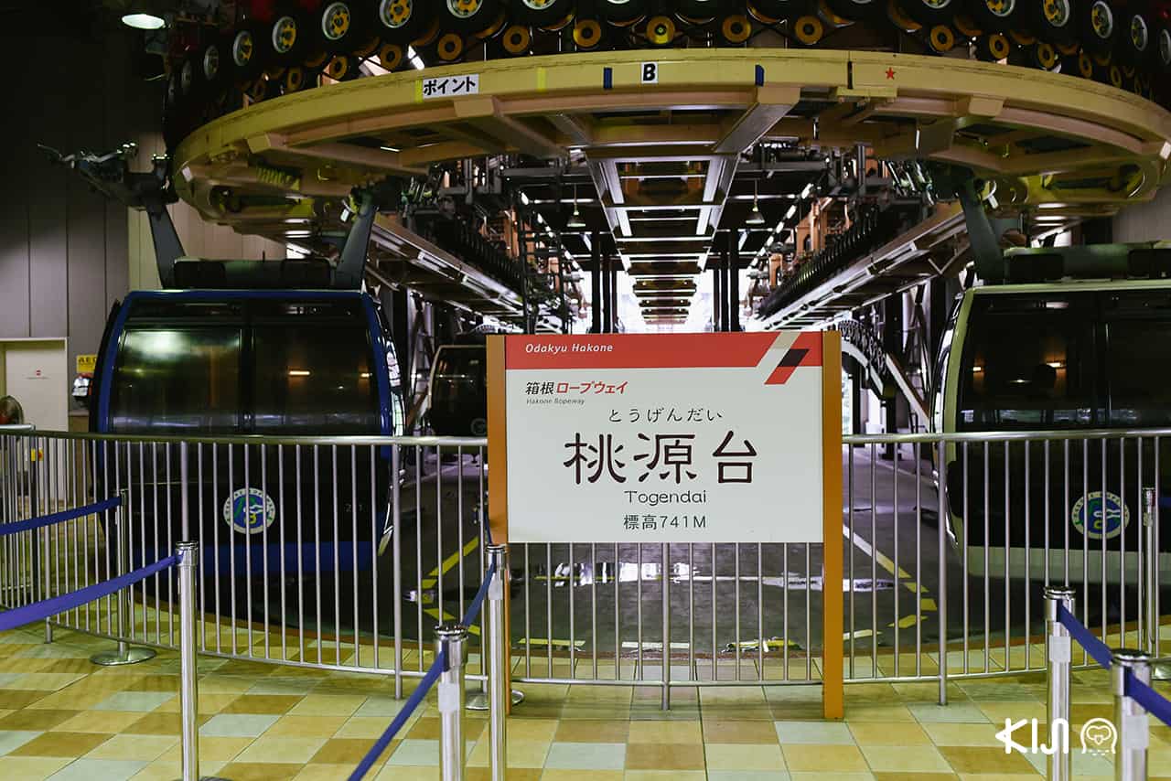 ลงท่าเรือ Togendai เพื่อมาขึ้นกระเช้า (Hakone Ropeway)
