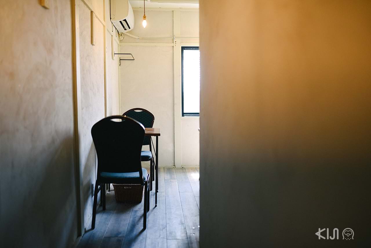 บรรยากาศภายในร้านอาหารออร์แกนิคย่าน Nakazakicho ในโอซาก้า