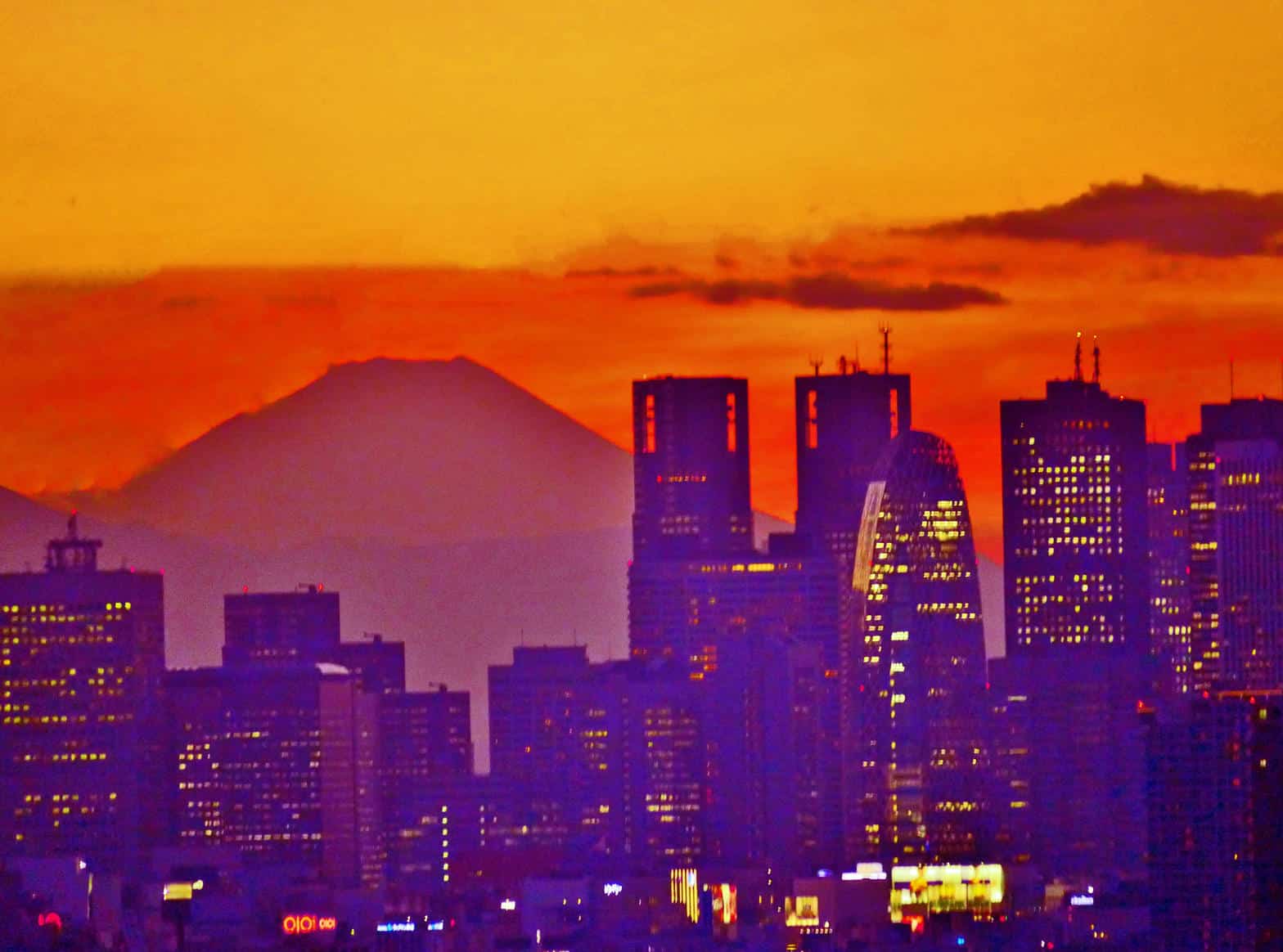 ชมภูเขาไฟฟูจิจากเมืองโตเกียวที่ Bunkyo Civic Center