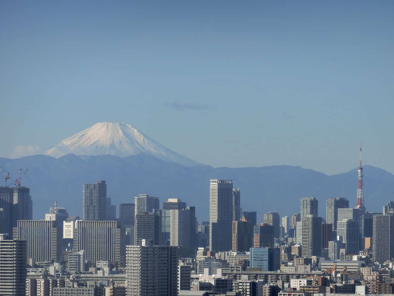 ชมภูเขาไฟฟูจิจาก Tower Hall Funabori