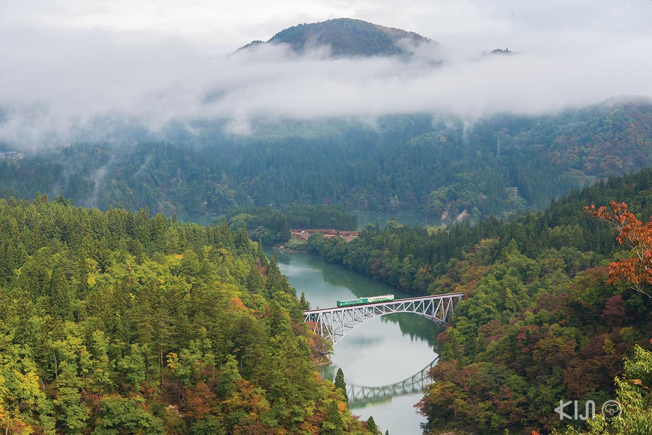 Tadami River in Aizu-Wakamatsu