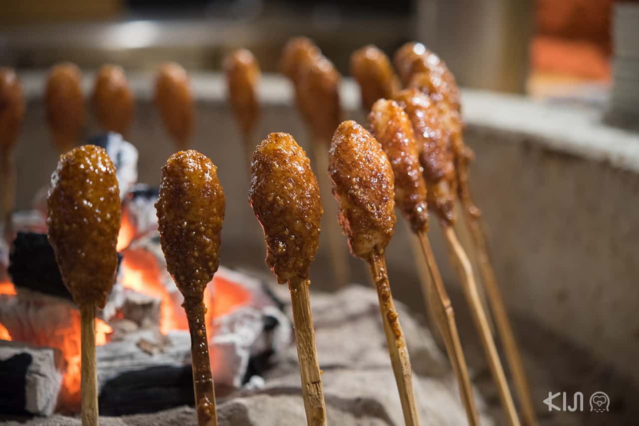 อาหารภายในที่พัก Ookawaso Aizu-Wakamatsu